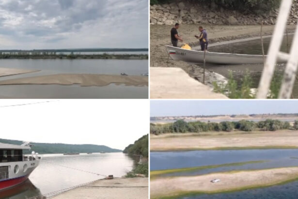 video seaca dunarea nave blocate de patru zile la mal imagini dezolante cu fluviul care a ajuns la cel mai mic nivel din ultimii 22 de ani 6a55b78a89607