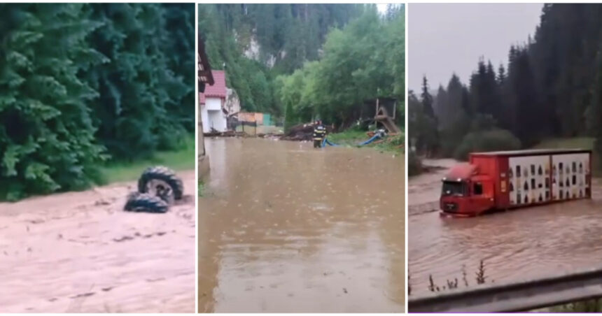 video viitura pe raul bistrita in suceava au fost inundate mai multe locuinte dupa codul rosu 6a4772d212a46