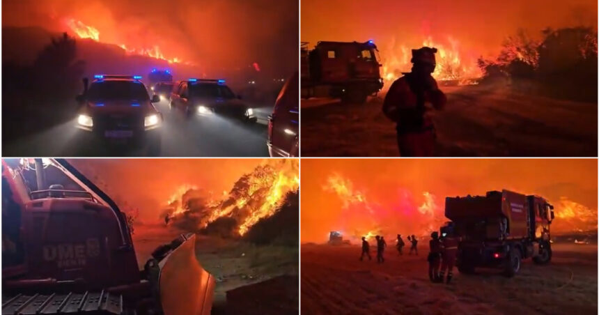videofoto cel mai mare incendiu din spania din acest an 12 000 de hectare au ars un barbat a fost arestat pentru incendiere intentionata 6a5a006b3c932