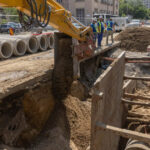 foto lucrari extinse in zona garii de nord a capitalei canalizarea veche de un secol va fi modernizata cablurile vor fi ingropate 6a809751601e0