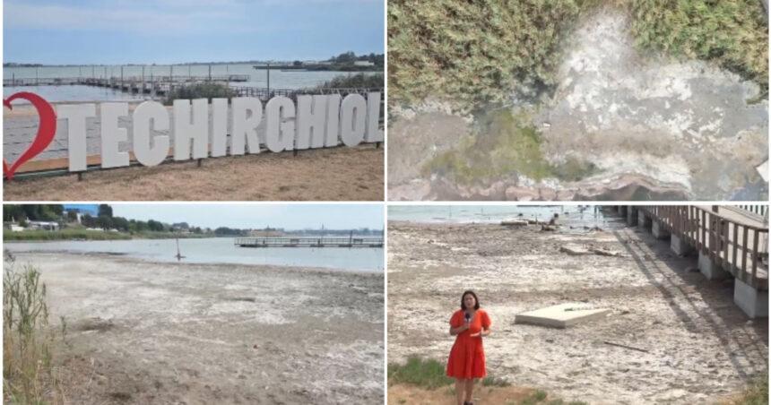 video lacul techirghiol se evapora imagini cu peisajul dezolant dupa ce apele s au retras zeci de metri mirosul e deranjant 6a927c38ae1ec