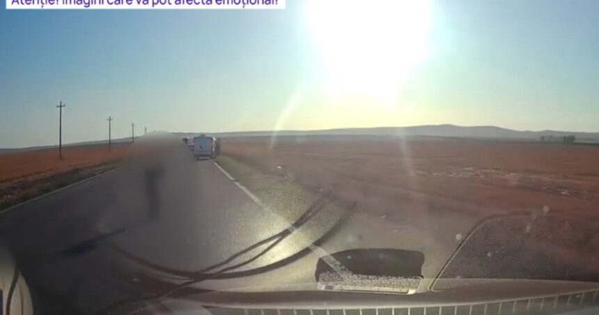 video un copil a cazut dintr o duba aflata in mers pe un drum din tulcea a fost salvat in ultima clipa din fata unui tir 6a7afcf2cb821