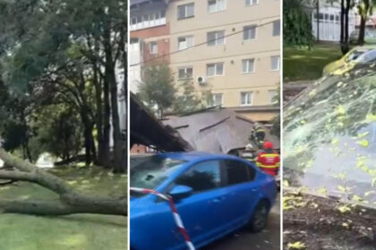 video vijelii puternice si ploi torentiale in mai multe regiuni din tara strazi inundate acoperisuri smulse si zeci de masini avariate 6a764a9ceacad