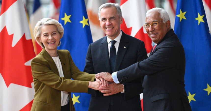 canada vrea o apropiere fara precedent de ue care este planul lui mark carney pentru un statut de membru asociat wsj 6aa673e71b74b