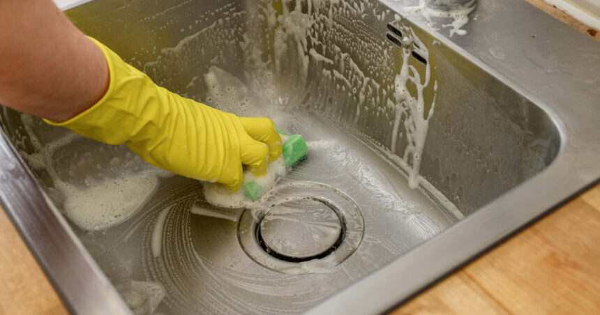 cu ce se curata chiuveta din inox metoda simpla care indeparteaza petele de apa si depunerile de calcar 6aaf7624b2c21