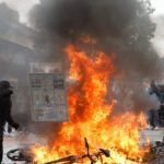 galerie foto haos la protestele elevilor din franta violente si confruntari cu politia peste 200 de persoane au fost arestate 6abbe76c0fb84