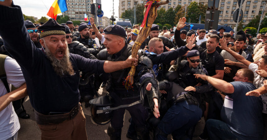 galerie foto piata victoriei sub asediu imagini cu ce nu s a vazut la tv din ciocnirile dintre protestatari si jandarmi 6aa94116ceae3