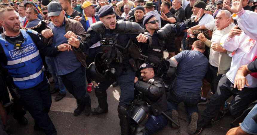 inca 5 persoane au fost retinute dupa protestul de marti din piata victoriei anunta jandarmeria capitalei 6aabeea126209