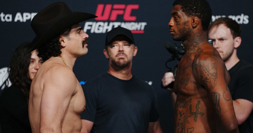 o infruntare ca n filme in ufc un politist va lupta impotriva unui fost detinut in gala din las vegas 6ab7f65315299