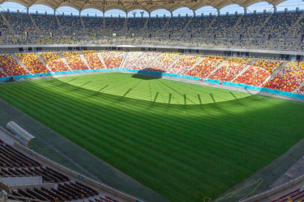 primaria capitalei a pregatit gazonul de pe arena nationala pentru partidele de fotbal cum arata arena 6a9fd8e2ac4d6