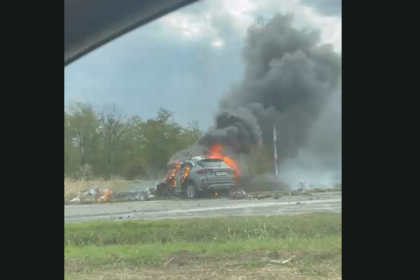 video accident rutier grav pe dn3 intre ciocarlia de sus si murfatlar un tir s a rasturnat o masina a luat foc 6aba26a511b72