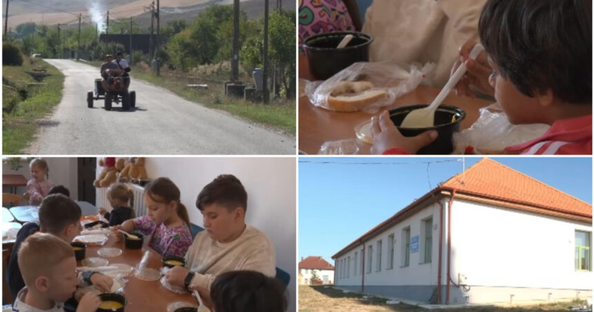 video comuna care da o lectie guvernului elevii primesc zilnic la scoala o masa calda platita de uniunea europeana copiii sunt bucurosi 6ab5f22956369