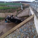 o masina s a rasturnat in zona sibioara o victima a refuzat transportul la spital 6ace1e62d4ba3